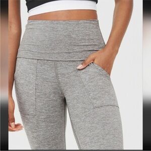 OFFLINE BY AERIE THE HUGGER HIGH WAISTED FOLDOVER FLARE LEGGINGS